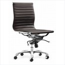 Aluminum Group Management Chair Brown - armless
