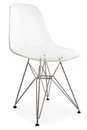 Eiffel Wire Base Chair Clear Acrylic