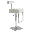 Aria bar stool in white