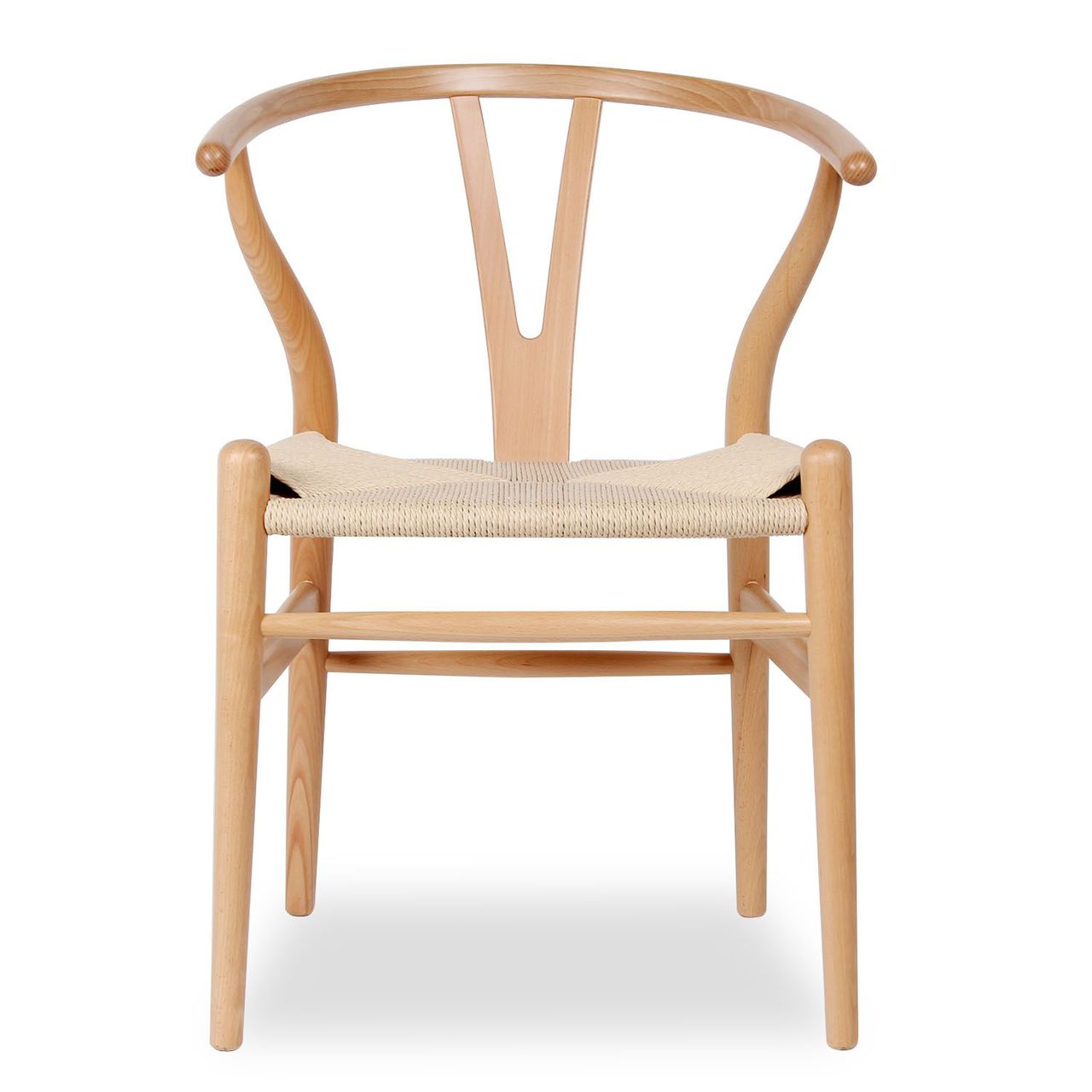 Wood Wishbone Y Chair, Black - Dining Chairs - AdvancedInteriorDesigns